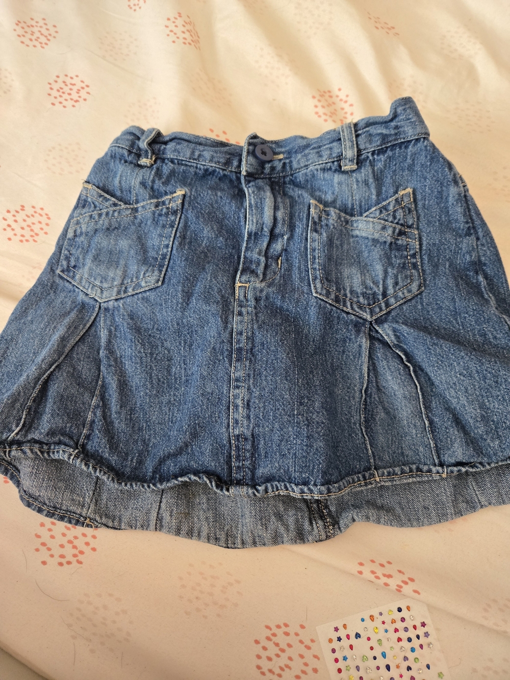 3/20💫Y2K Girl's Denim Blue Skort - Faded Glory 4T
